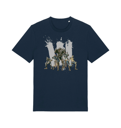 French Navy Printed T-shirt Front