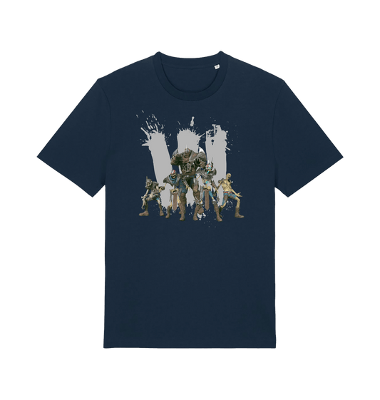 French Navy Printed T-shirt Front