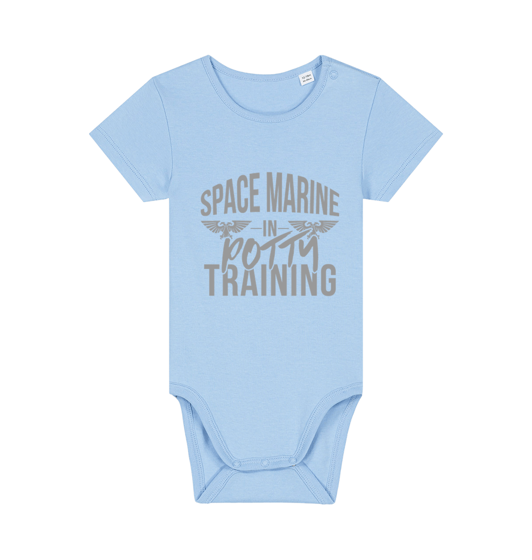 Blue Soul Printed baby grow