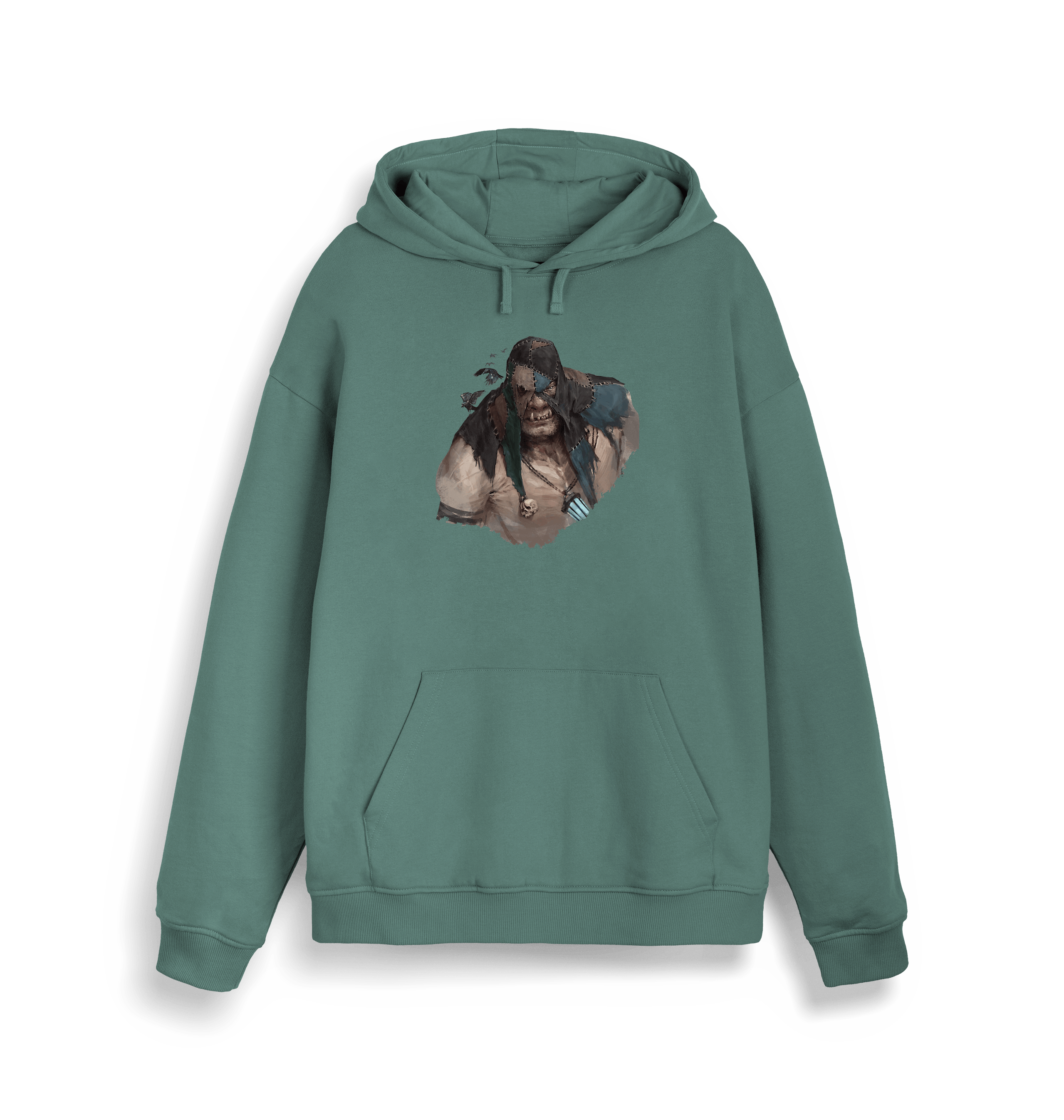 Green Bay Printed Sweater Front