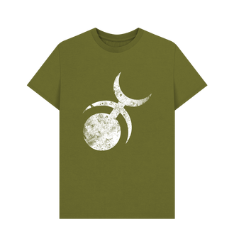 Moss Green Slaanesh Battleworn Insignia T Shirt