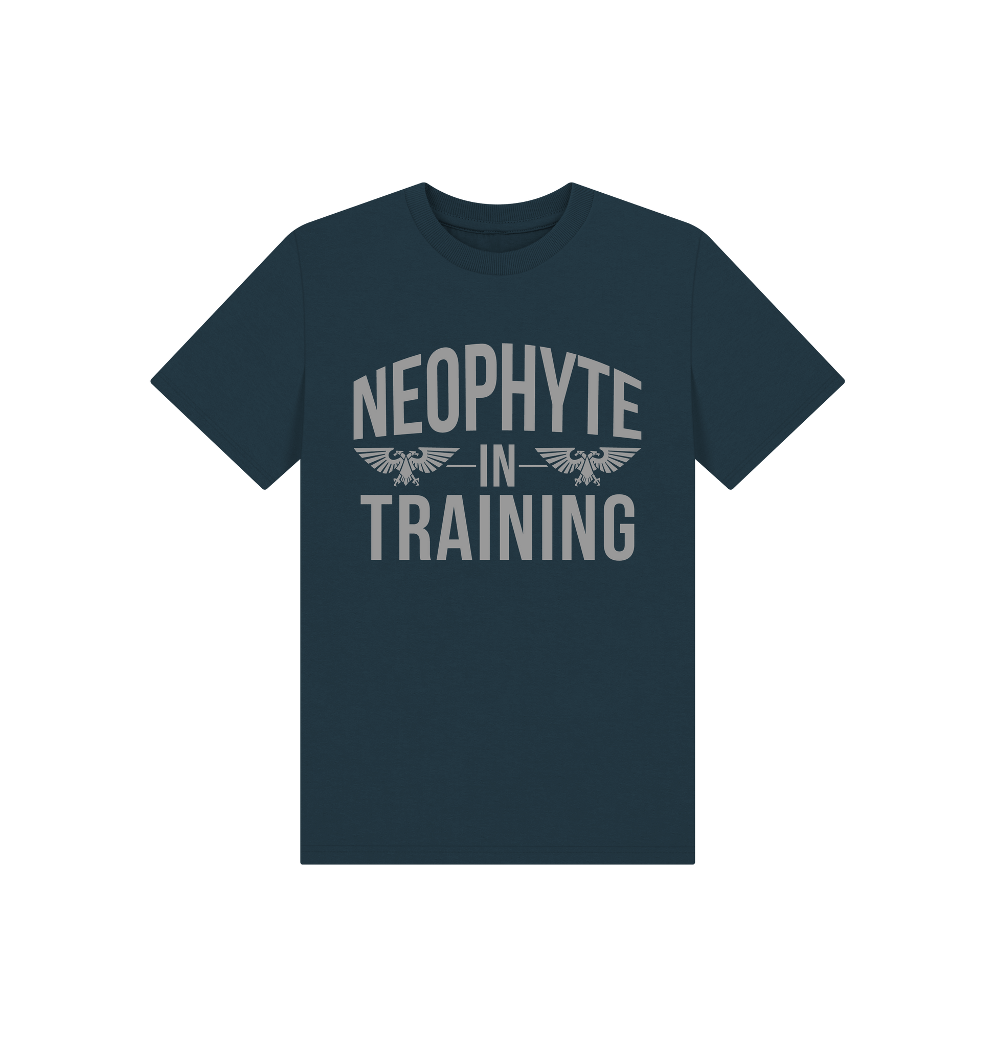 Denim Blue Neophyte In Training Kids T Shirt
