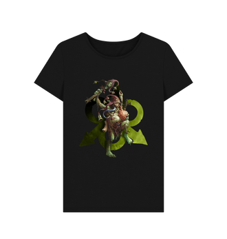 Black Maggotkin of Nurgle Sloppity Bilepiper Fitted T Shirt