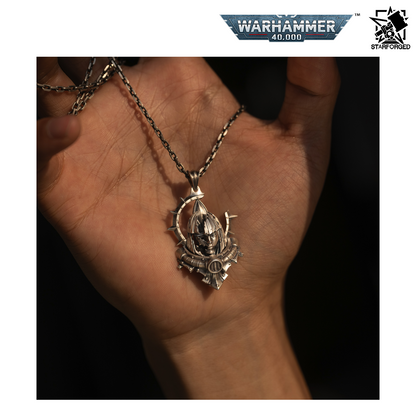 Starforged Warhammer 40,000 Adepta Sororitas Artificer Reliquia Pendant Sterling Silver Necklace Preorder
