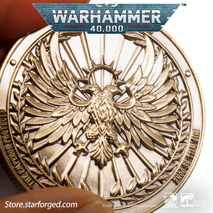 Starforged Warhammer 40,000 Imperium of Man Terra Planetary Commemorative Coin