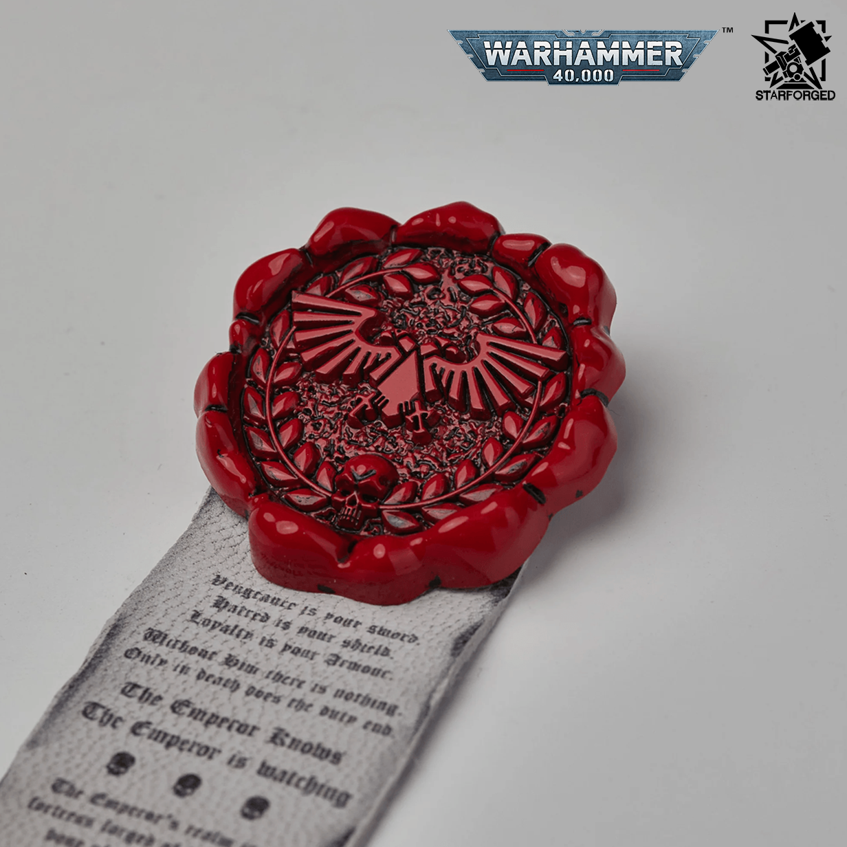 Starforged Warhammer 40,000 Imperial Aquila Purity Seal Brooch