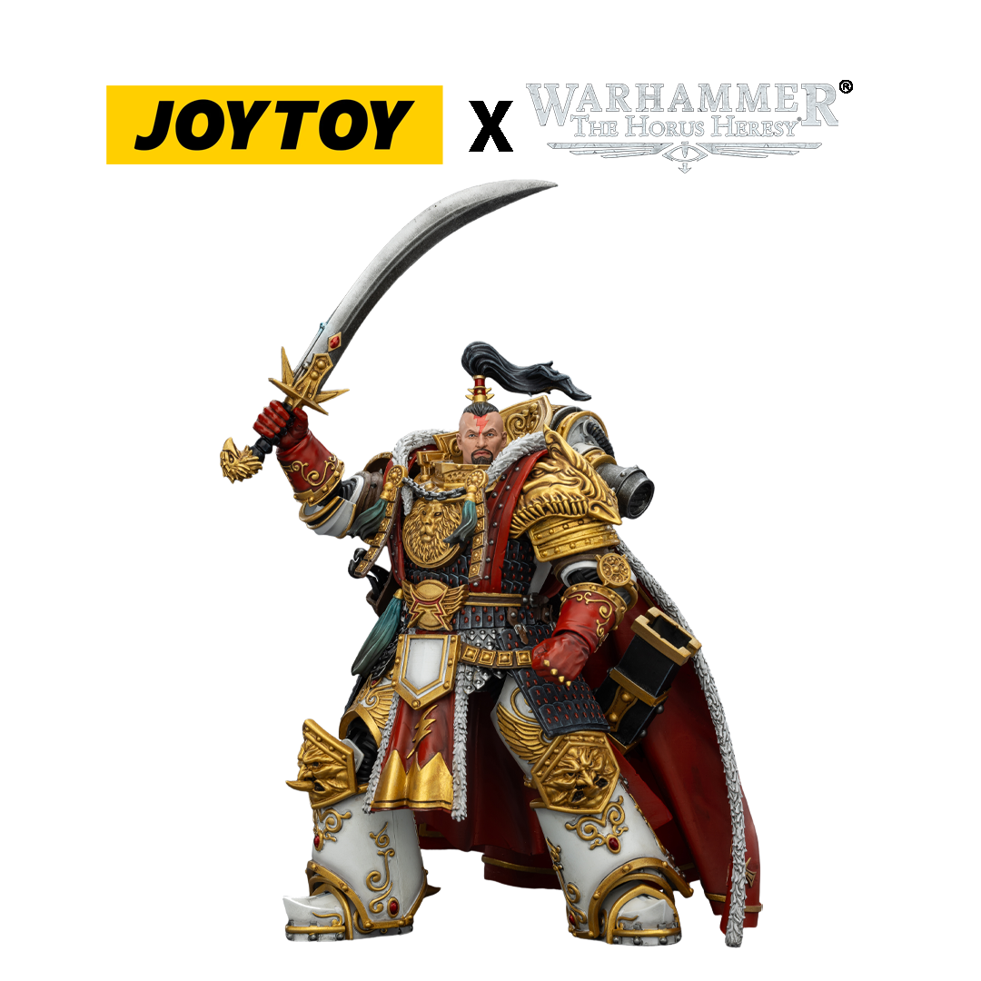 JoyToy Warhammer The Horus Heresy Action Figure - White Scars, Jaghatai Khan, Primarch of the Vth Legion (1/18 Scale) Preorder