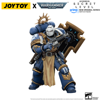 JoyToy Warhammer 40,000 Action Figure - Levantus with Power Sword, Stormshield and Bolt Pistol (1/18 Scale) Preorder