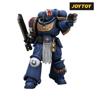 JoyToy Warhammer 40,000: Space Marine 2 Action Figure - Lieutenant Titus (1/18 Scale) Preorder