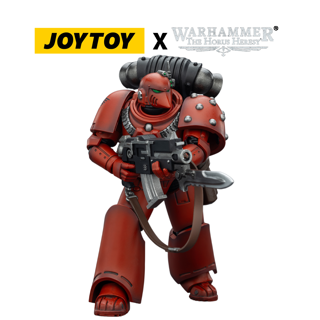 JoyToy Warhammer The Horus Heresy Action Figure - Blood Angels, MKVI Legionary (1/18 Scale)