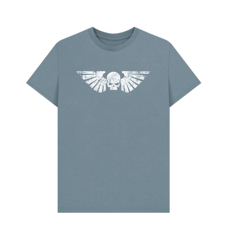 Stone Blue Astra Militarum Battleworn Insignia T Shirt