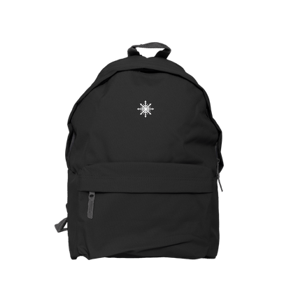 Black Printed Bag Front