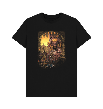 Black Total War: WARHAMMER III T Shirt - Death is Like The Winter Chill Design 2