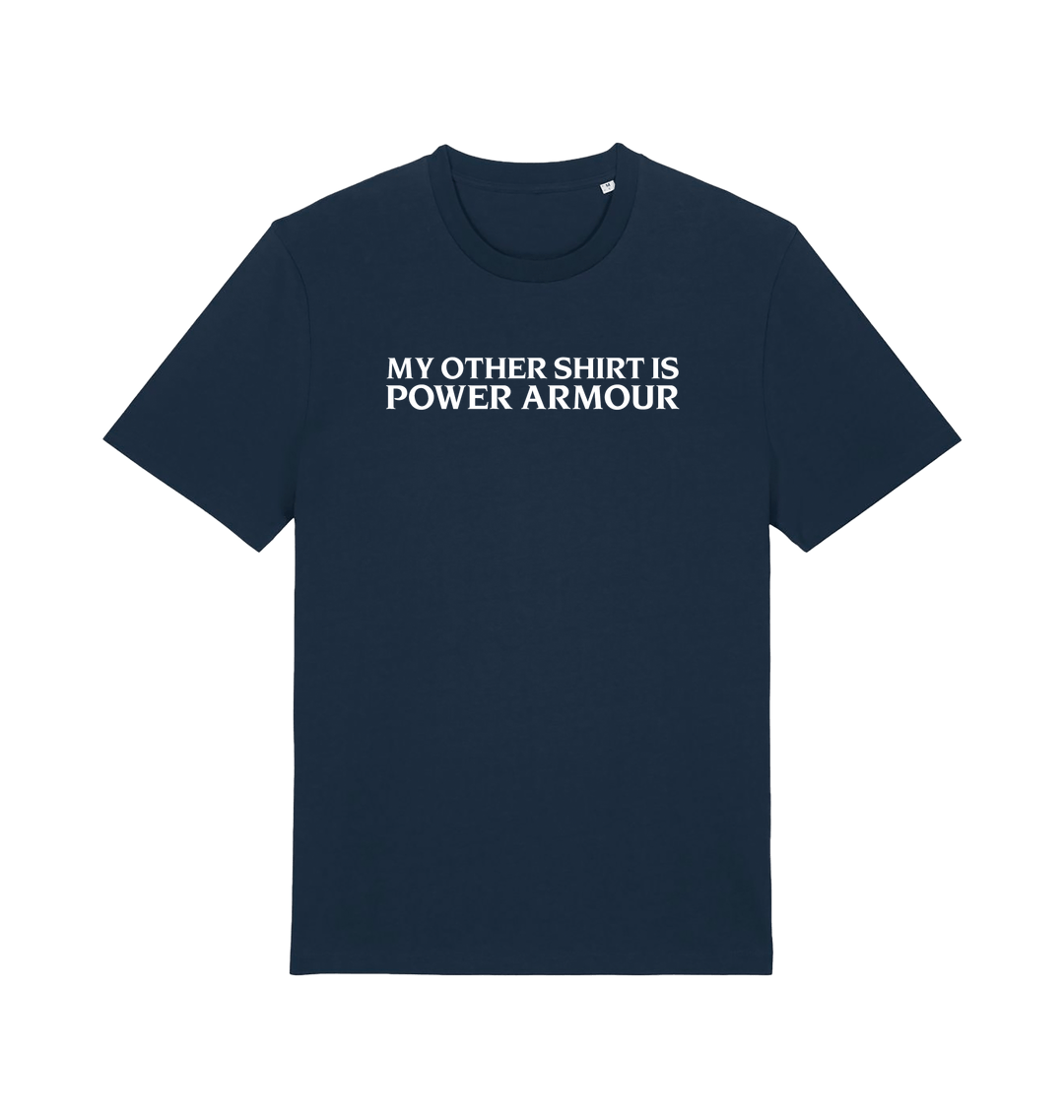 French Navy Printed T-shirt