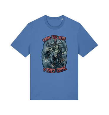 Bright Blue Printed T-shirt