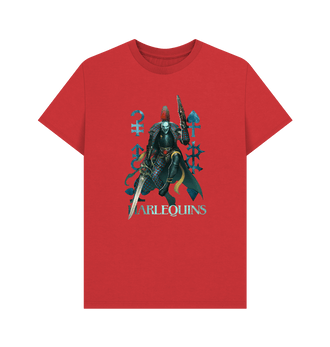 Red Premium Harlequins Troupe Master T Shirt