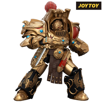 JoyToy Warhammer The Horus Heresy Action Figure - Legio Custodes, Aquilon Terminator Squad, Aquilon Terminator with Lastrum Storm Bolter (1/18 Scale) Preorder