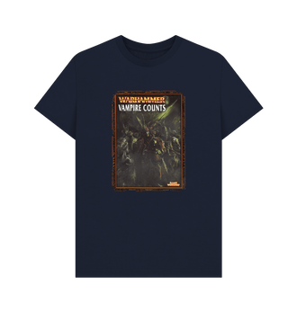 Navy Blue Warhammer Fantasy Battle 6th Edition - Vampire Counts T Shirt