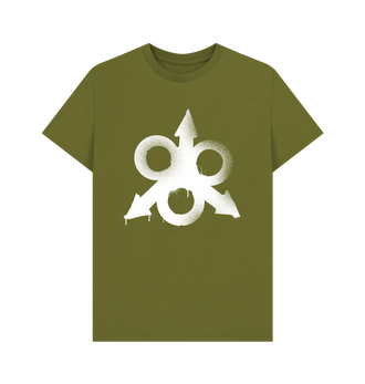 Moss Green Maggotkin of Nurgle Graffiti Insignia T Shirt