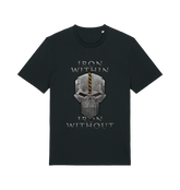 Black Printed T-shirt Front