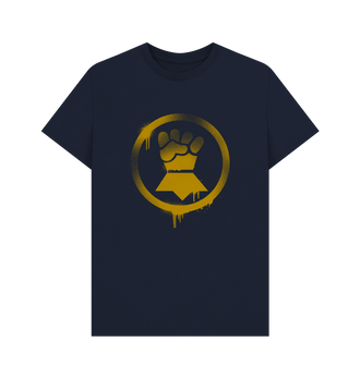 Navy Blue Imperial Fists Graffiti Insignia T Shirt