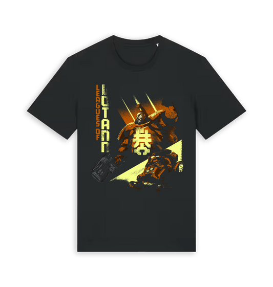 Black Printed T-shirt Front