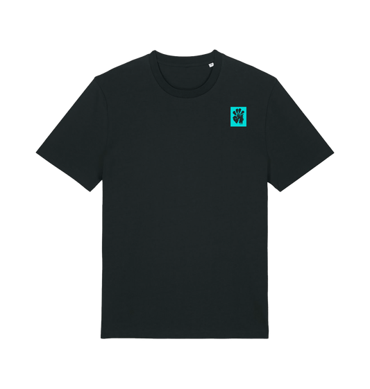 Black Printed T-shirt Front