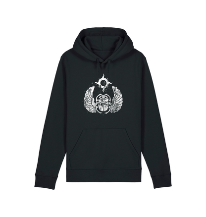 Black Printed Hoody Front