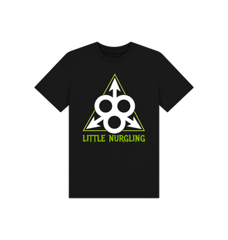 Black Little Nurgling Logo Kids T Shirt