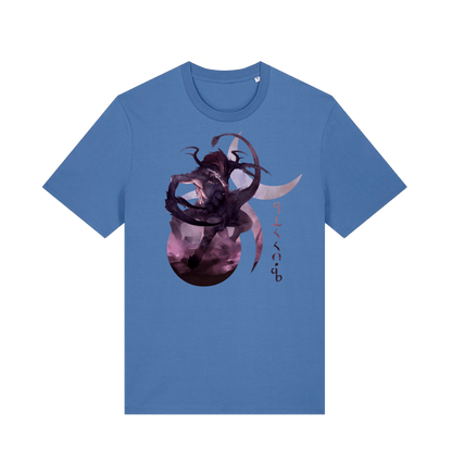 Bright Blue Printed T-shirt Front