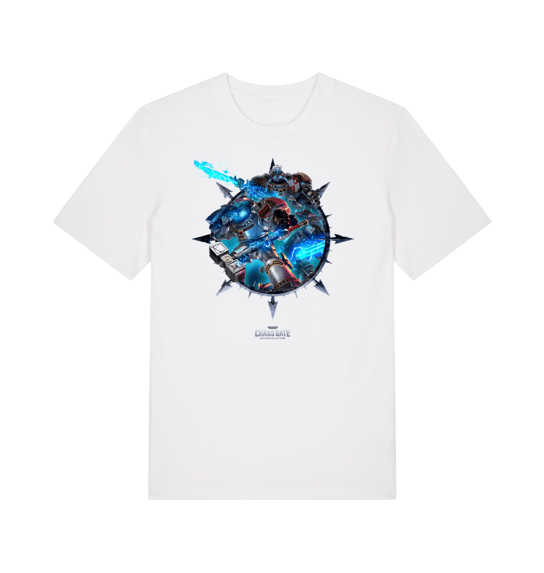 White Printed T-shirt Front