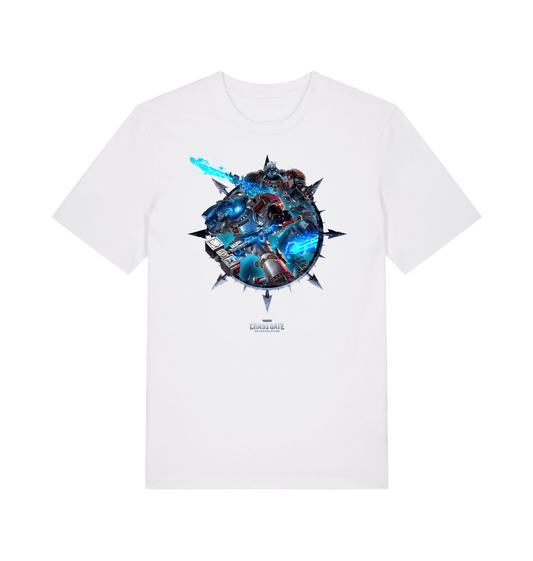 White Printed T-shirt Front