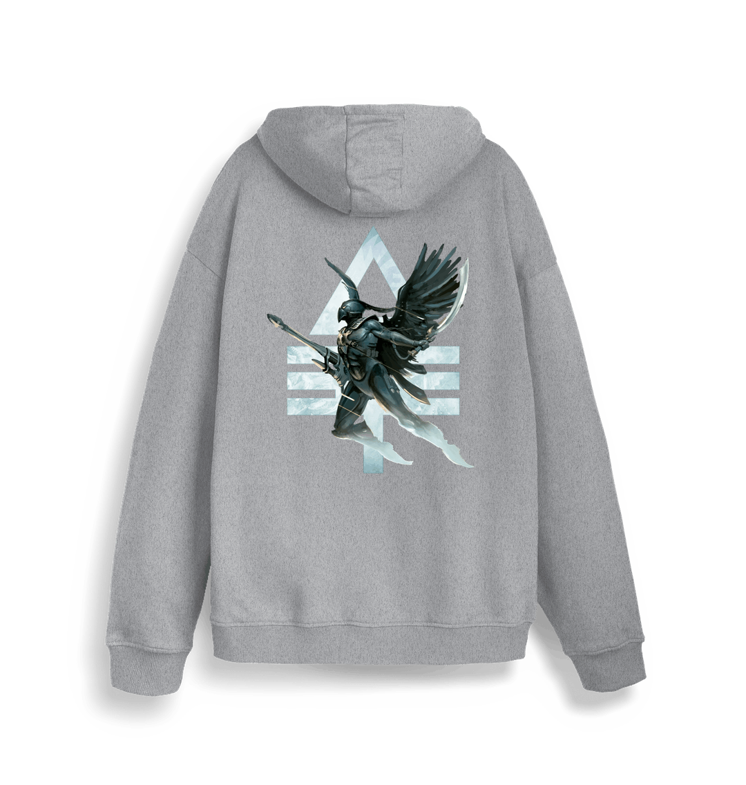 Heather Grey Printed Sweater Back