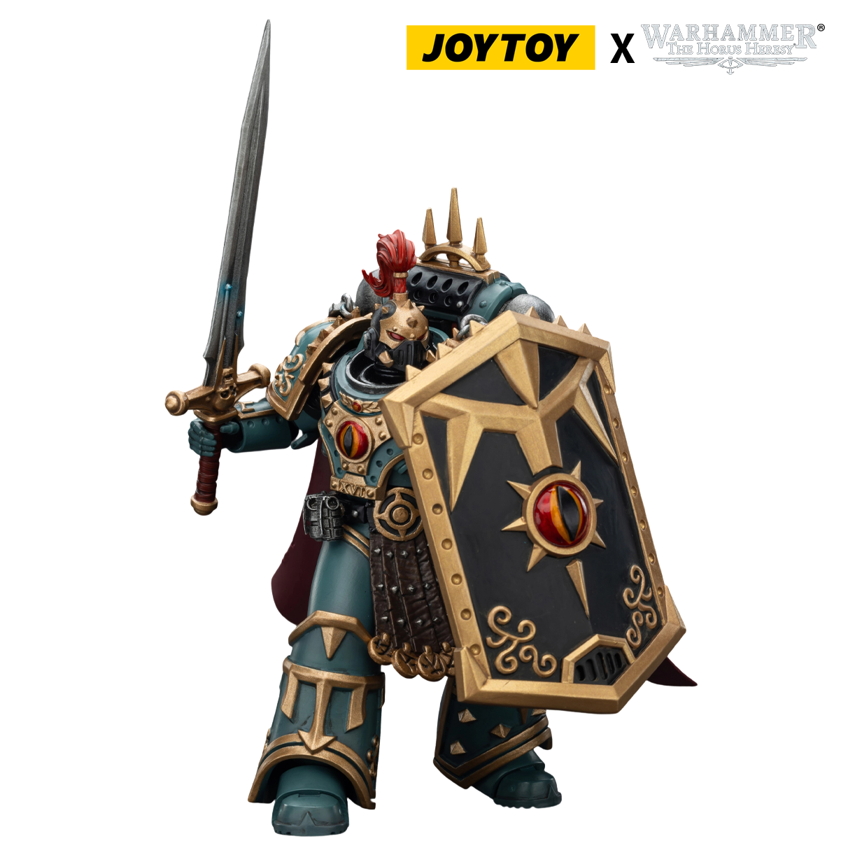 JoyToy Warhammer The Horus Heresy Action Figure - Sons of Horus ‘Little’ Horus Aximand, Captain of the 5th Company (1/18 Scale) Preorder
