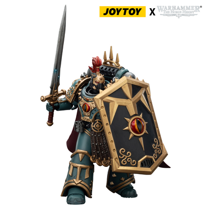 JoyToy Warhammer The Horus Heresy Action Figure - Sons of Horus ‘Little’ Horus Aximand, Captain of the 5th Company (1/18 Scale) Preorder