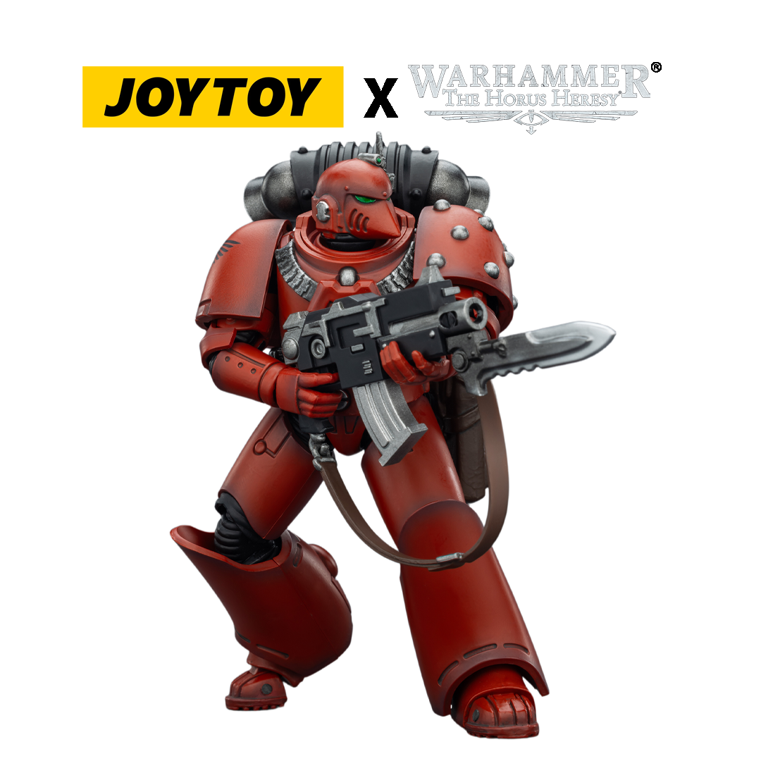 JoyToy Warhammer The Horus Heresy Action Figure - Blood Angels, MKVI Legionary (1/18 Scale)