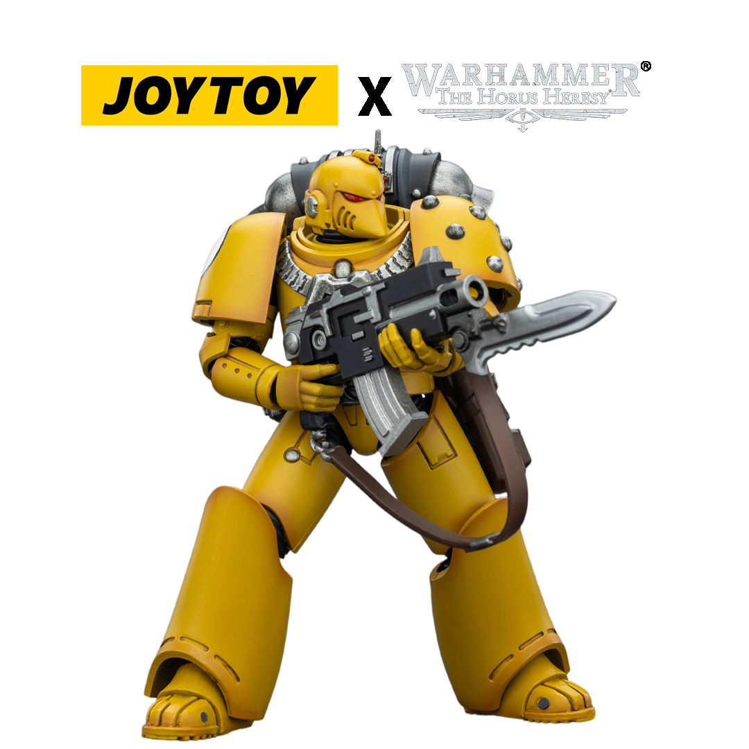 JoyToy Warhammer The Horus Heresy Action Figure - Imperial Fists, MKVI Legionary (1/18 Scale)