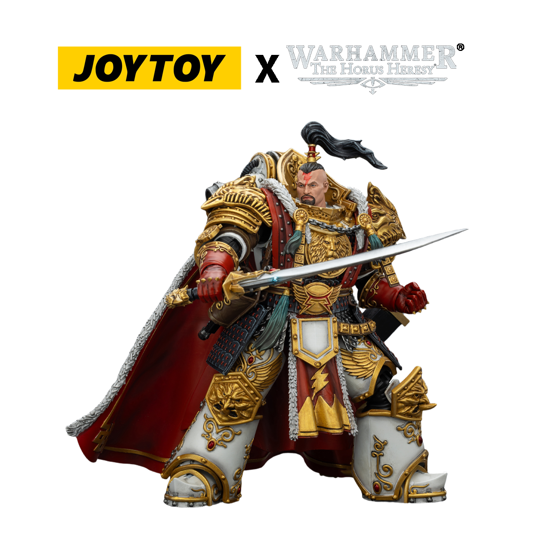 JoyToy Warhammer The Horus Heresy Action Figure - White Scars, Jaghatai Khan, Primarch of the Vth Legion (1/18 Scale) Preorder