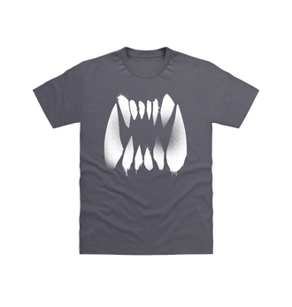 Charcoal Destruction Graffiti Insignia T Shirt