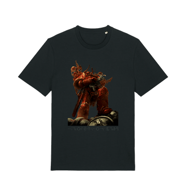 Black Printed T-shirt Front