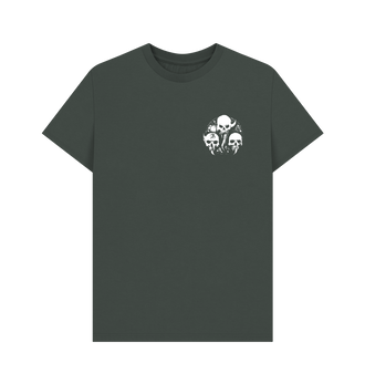 Dark Grey Death Guard Icon Double Print T Shirt