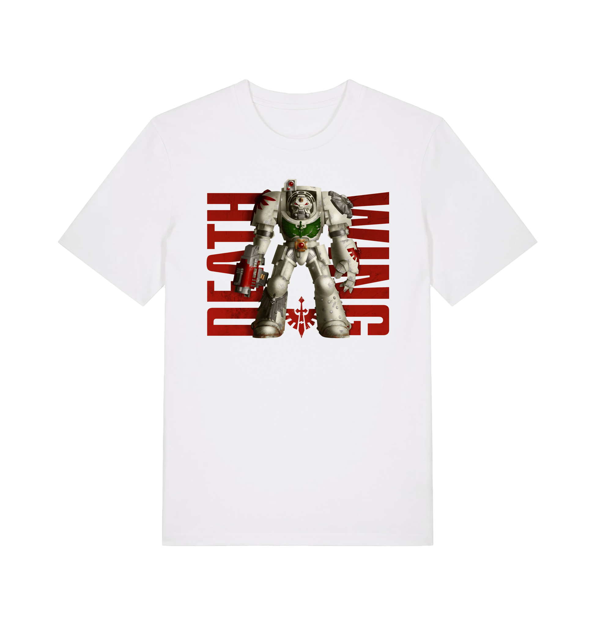 White Printed T-shirt Front