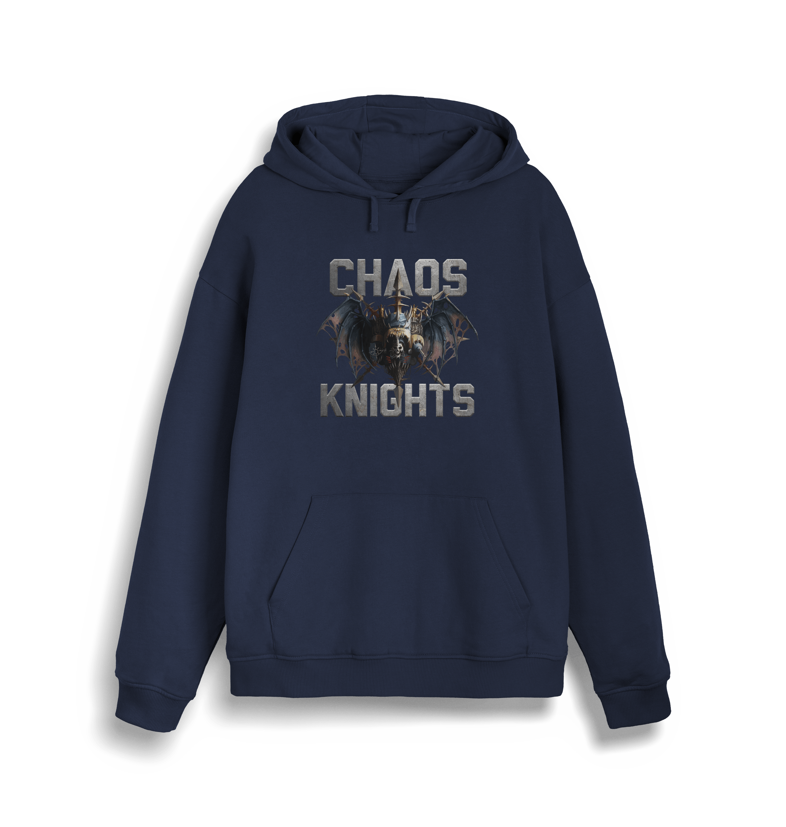 French Navy Printed Sweater Front