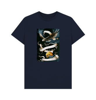 Navy Blue GRIMDARK - Scrolls T Shirt