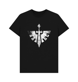 Black Dark Angels Battleworn Insignia T Shirt