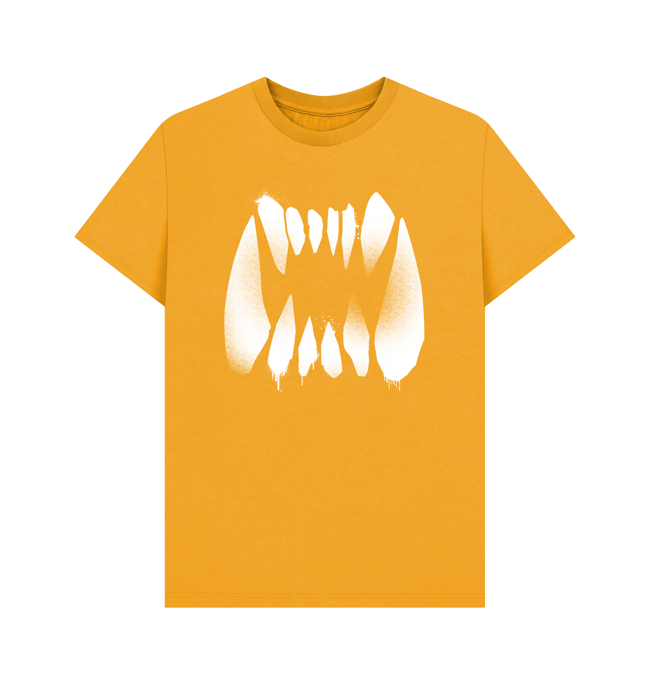 Mustard Destruction Graffiti Insignia T Shirt