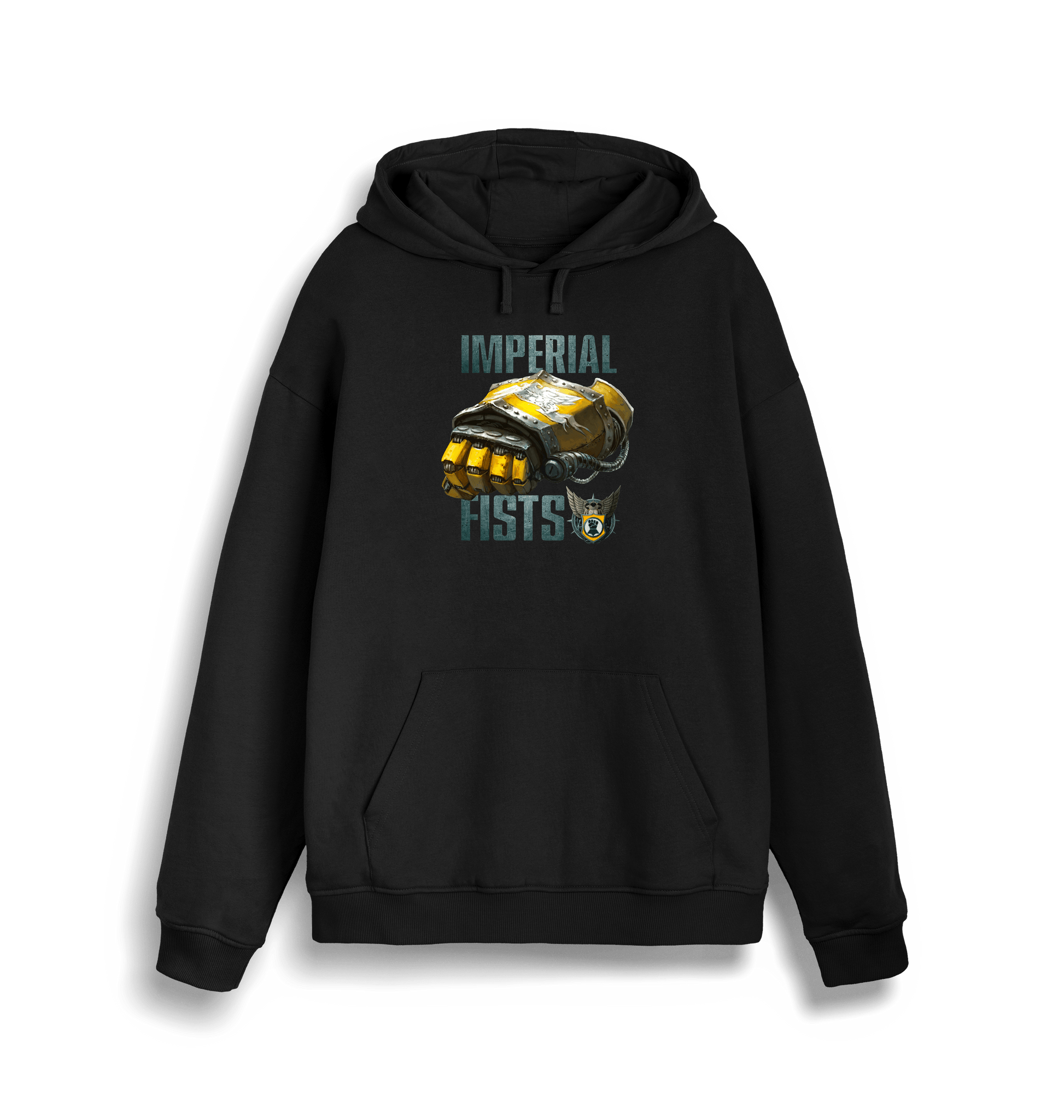 Black Printed Sweater Front