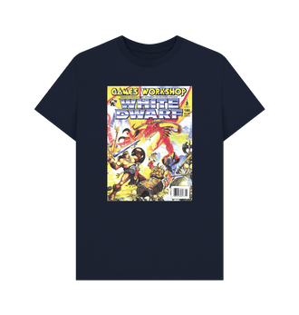 Navy Blue White Dwarf Issue 186 T Shirt