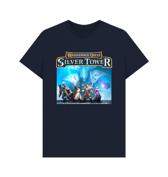 Navy Blue Warhammer Quest: Silver Tower T Shirt