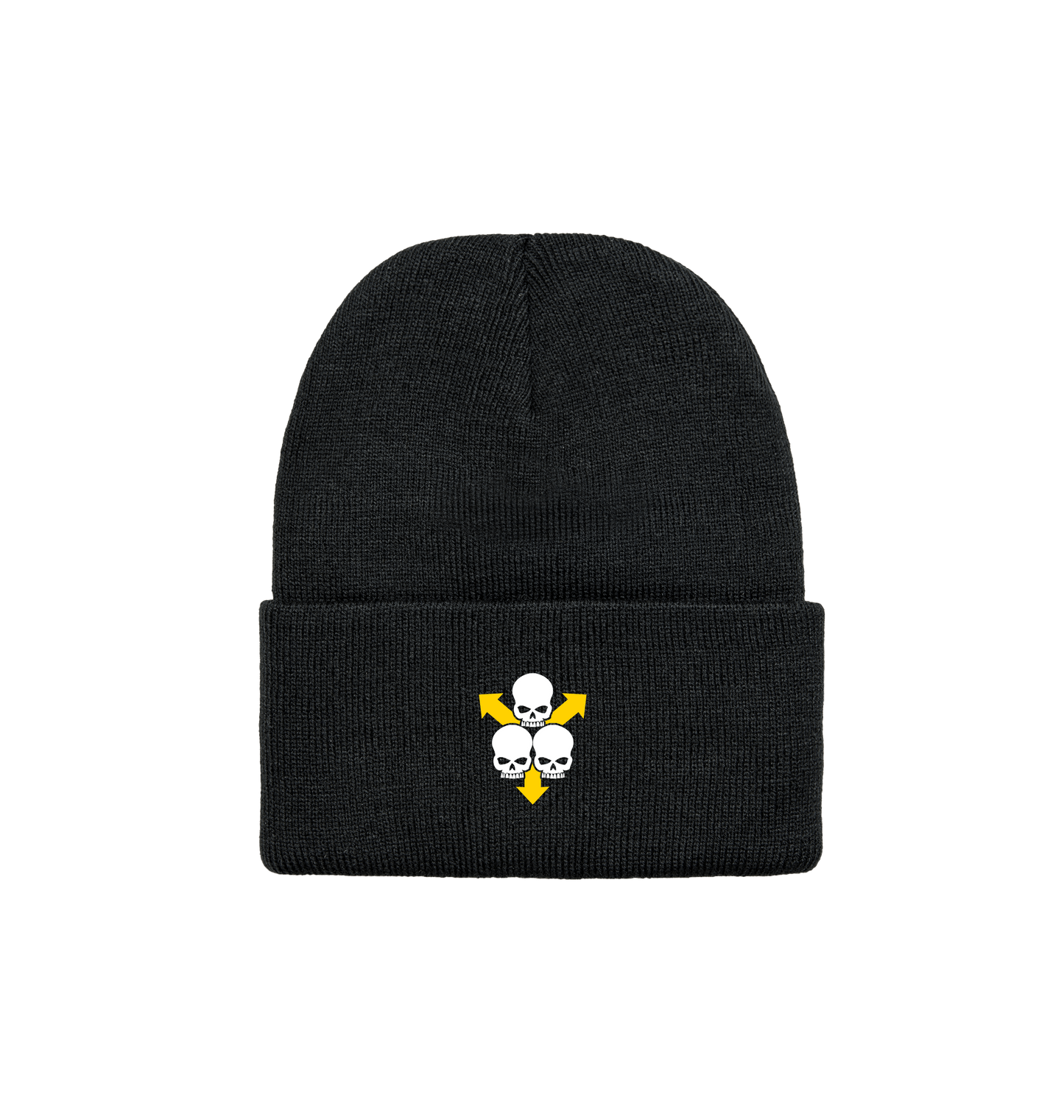 Black Beanie Front